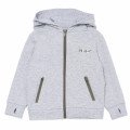 Sweat à capuche zippé KENZO KIDS pour GARCON
