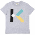 Camiseta con k multicolor KENZO KIDS para NIÑO