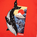 T-shirt con stampa balena KENZO KIDS Per RAGAZZO