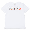 T-shirt con logo stampato KENZO KIDS Per RAGAZZO