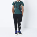 Multi-motif printed polo shirt KENZO KIDS for BOY