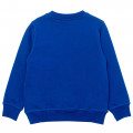 Silkscreened fleece sweatshirt KENZO KIDS for BOY