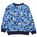 Camouflagesweater van fleece KENZO KIDS Voor