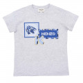 Ruimvallend T-shirt KENZO KIDS Voor