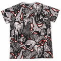 Ruimvallend T-shirt met jungleprint KENZO KIDS Voor