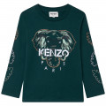 T-shirt à manches longues KENZO KIDS pour GARCON