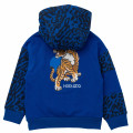 Sweater met rits en capuchon KENZO KIDS Voor