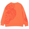 Sweater van ongeruwde fleece KENZO KIDS Voor
