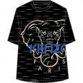Jersey T-shirt met grote print KENZO KIDS Voor