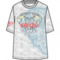 Heathered cotton jersey t-shirt KENZO KIDS for BOY