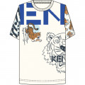 Print-T-Shirt aus Baumwolle KENZO KIDS Für JUNGE