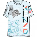 Print-T-Shirt aus Baumwolle KENZO KIDS Für JUNGE
