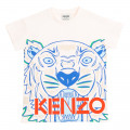T-shirt avec imprimé KENZO KIDS pour GARCON