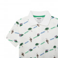 Polo en coton piqué KENZO KIDS pour GARCON