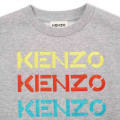 Sweat-shirt en molleton brodé KENZO KIDS pour GARCON