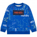Printed fleece sweatshirt KENZO KIDS for BOY