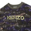 Sweat-shirt imprimé et brodé KENZO KIDS pour GARCON