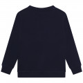 Sweater van geborduurde fleece KENZO KIDS Voor