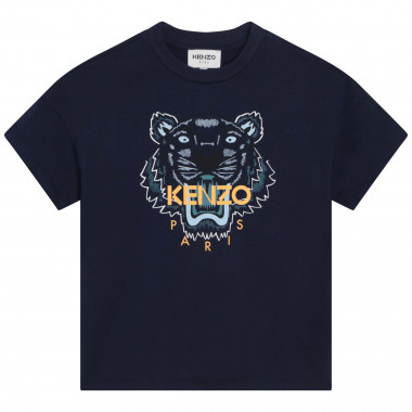 T-shirt stampata in cotone KENZO KIDS Per RAGAZZO