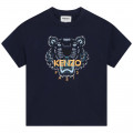 Katoenen T-shirt met opdruk KENZO KIDS Voor