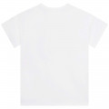 Baumwoll-T-Shirt mit Stickerei KENZO KIDS Für JUNGE
