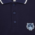 Polo avec badge Tigre KENZO KIDS pour GARCON