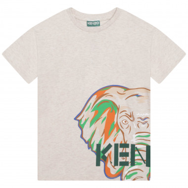 T-shirt chiné imprimé KENZO KIDS pour GARCON