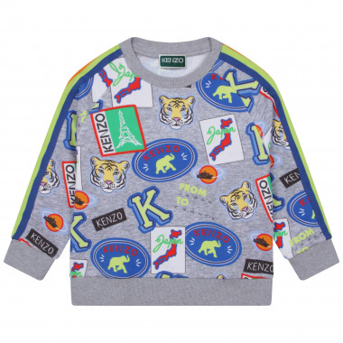 Bedrucktes Baumwoll-Sweatshirt KENZO KIDS Für JUNGE