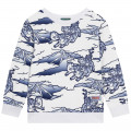 Printed cotton sweatshirt KENZO KIDS for BOY