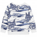 Printed cotton sweatshirt KENZO KIDS for BOY