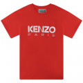T-shirt with print on front KENZO KIDS for BOY