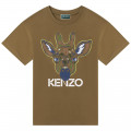 T-shirt con stampa applicata KENZO KIDS Per RAGAZZO