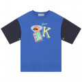 Bimaterial T-shirt KENZO KIDS for BOY