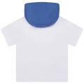 Baumwoll-T-Shirt mit Kapuze KENZO KIDS Für JUNGE