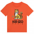 T-shirt stampa fronte e retro KENZO KIDS Per RAGAZZO