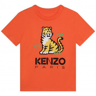 T-shirt met prints KENZO KIDS Voor