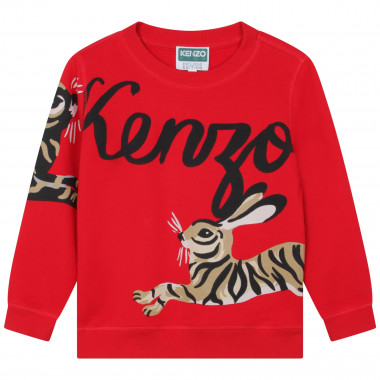 Baumwoll-Sweatshirt mit Druck KENZO KIDS Für JUNGE