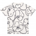 Floral cotton T-shirt KENZO KIDS for BOY