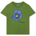 T-shirt con stampa fiore KENZO KIDS Per RAGAZZO