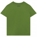 T-shirt with floral print KENZO KIDS for BOY