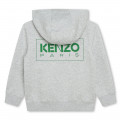 Fleece zip-up sweatshirt KENZO KIDS for BOY