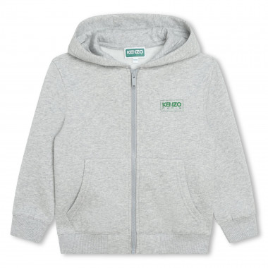 Fleece-sweater mit zip KENZO KIDS Für JUNGE