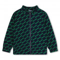 Baumwoll-sweater mit zip KENZO KIDS Für JUNGE