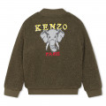 Zacht sweatshirt met rits KENZO KIDS Voor