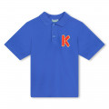 Polo van katoenpiqué KENZO KIDS Voor