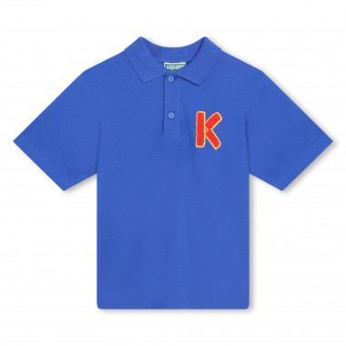 Cotton piqué polo shirt KENZO KIDS for BOY