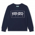 Felpa con serigrafia KENZO KIDS Per RAGAZZO