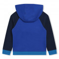 Driekleurig sweatshirt met kap KENZO KIDS Voor
