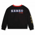 Sweat-shirt en coton imprimé KENZO KIDS pour GARCON