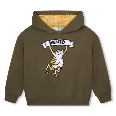 Hooded sweatshirt with print KENZO KIDS for BOY